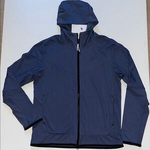 Nike Tech Hoodie Jacket Mens M    Full-Zip DX0822-491 Blue $125
